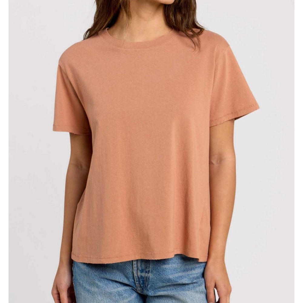 nuuds everyday tee in Clay size Large